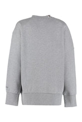 Cotton crew-neck sweatshirt